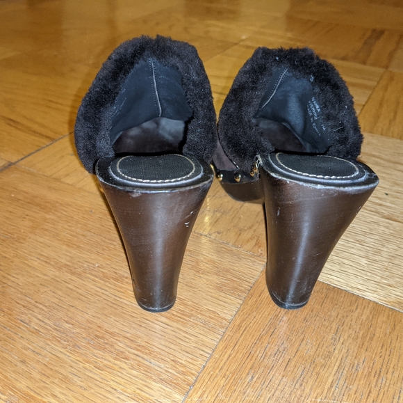 Coach suede mules, size 7, brown - Picture 4 of 4